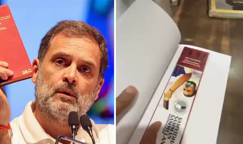 rahul gandhi empty constitution rahul gandhi empty constitution