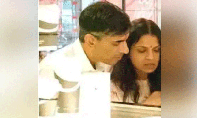 Rishi Sunak and wife