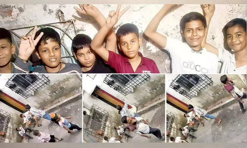 ‘ഇതു കുട്ടിക്കളിയല്ല മിസ്റ്റർ’; ചെയിൻ പൊട്ടിച്ചോടിയ കള്ളനെ വടികളുമായി നേരിട്ട് കുട്ടിസംഘം ‘ഇതു കുട്ടിക്കളിയല്ല മിസ്റ്റർ’; ചെയിൻ പൊട്ടിച്ചോടിയ കള്ളനെ വടികളുമായി നേരിട്ട് കുട്ടിസംഘം