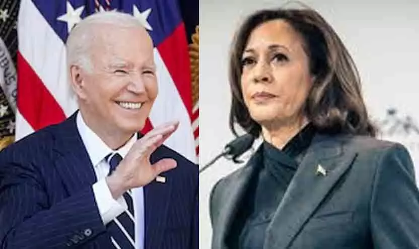 ഉറപ്പാണ്, അദ്ദേഹം വോട്ട് ചെയ്തത് ട്രംപിന് തന്നെ; കമല ഹാരിസിന്റെ പരാജയത്തിന് ശേഷം ബൈഡനെ സന്തോഷവാനായി കണ്ടതിൽ നെറ്റിസൺസ്