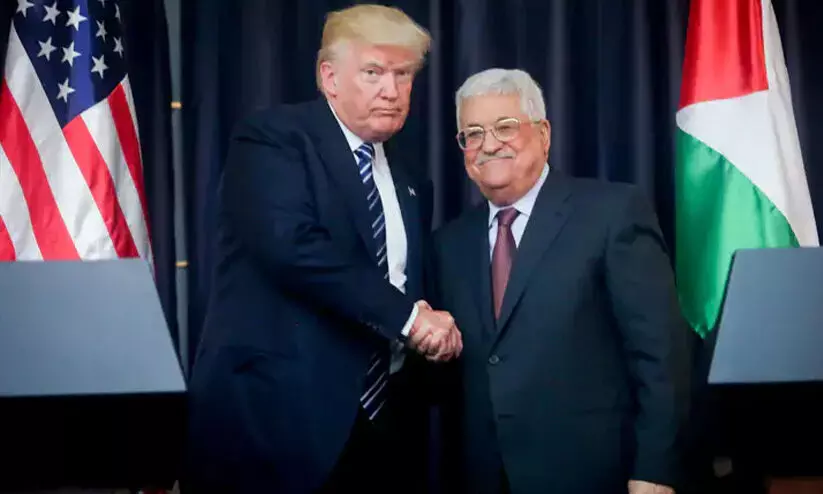 ഫലസ്തീനിൽ സമാധാനത്തിനായി ട്രംപിനൊപ്പം പ്രവർത്തിക്കാൻ തയാർ -മഹമ്മൂദ് അബ്ബാസ് ഫലസ്തീനിൽ സമാധാനത്തിനായി ട്രംപിനൊപ്പം പ്രവർത്തിക്കാൻ തയാർ -മഹമ്മൂദ് അബ്ബാസ്