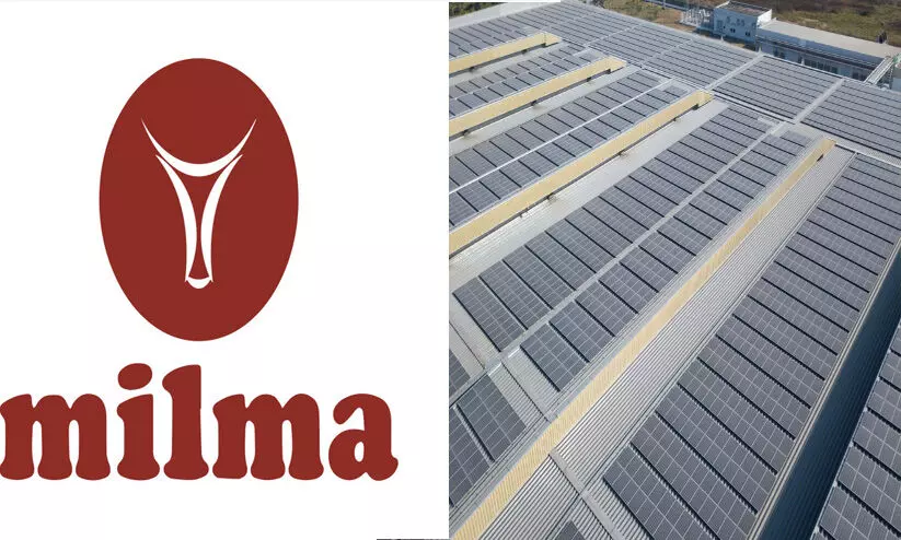 ഇന്ത്യയിലെ ആദ്യ സമ്പൂണ സൗരോര്ജ ഡയറിയായി എറണാകുളം മില്മ ഇന്ത്യയിലെ ആദ്യ സമ്പൂണ സൗരോര്ജ ഡയറിയായി എറണാകുളം മില്മ