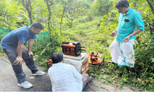 കൈലാസംപടിയിലെ സോയിൽ പൈപ്പിങ് പ്രതിഭാസം; വിദഗ്ധ സംഘത്തിന്റെ പരിശോധന പുരോഗമിക്കുന്നു
