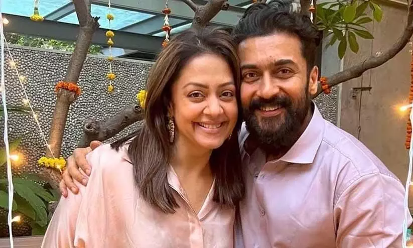 Suriya reveals wife Jyothikas salary was once 3 times more than his own