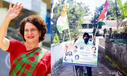 Priyanka Gandhi, K Srinivasulu