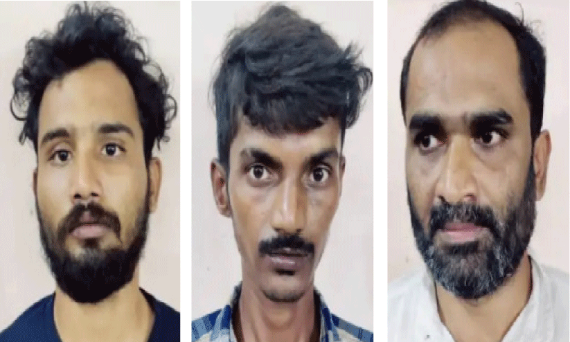 9.17 കിലോ കഞ്ചാവ് പിടികൂടി; മൂന്നുപേർ അറസ്റ്റിൽ 9.17 കിലോ കഞ്ചാവ് പിടികൂടി; മൂന്നുപേർ അറസ്റ്റിൽ