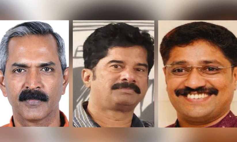 രാ​ജേ​ഷ് ന​മ്പ്യാ​ർ     അ​നി​ൽ കു​മാ​ർ പി​ള്ള   അ​രു​ൺ സി.​ടി