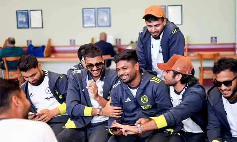 ഹാപ്പി ബർത്ത്ഡേ സഞ്ജു ചേട്ടാ; ദക്ഷിണാഫ്രിക്കയിൽ സഞ്ജുവിന്‍റെ പിറന്നാൾ ആഘോഷിച്ച് ഇന്ത്യൻ ടീം-Video