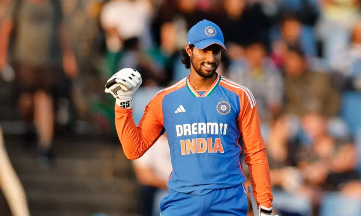 തിലക് വെടിക്കെട്ട് (56 പന്തിൽ 107*); ദക്ഷിണാഫ്രിക്കക്കെതിരെ ഇന്ത്യക്ക് കൂറ്റൻ സ്കോർ