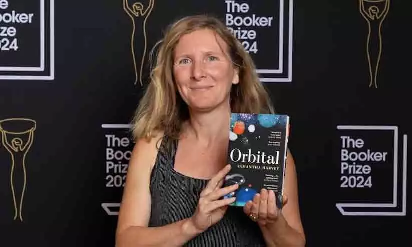 സാമന്ത ഹാർവേയുടെ ഓർബിറ്റലിന് 2024 ലെ ബുക്കർ പുരസ്കാരം സാമന്ത ഹാർവേയുടെ ഓർബിറ്റലിന് 2024 ലെ ബുക്കർ പുരസ്കാരം