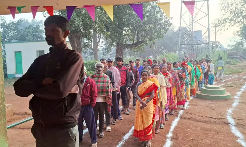 ഝാർഖണ്ഡിൽ 65 % പോളിങ് രണ്ടാംഘട്ടം നവംബർ 20ന് ഝാർഖണ്ഡിൽ 65 % പോളിങ് രണ്ടാംഘട്ടം നവംബർ 20ന്