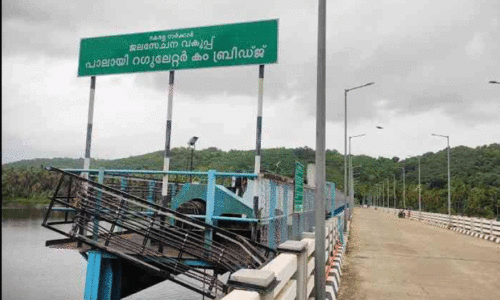 ഉപ്പുവെള്ളം കയറുന്നു; പാലായി റെഗുലേറ്ററിന്റെ ഷട്ടറുകൾ നാളെ താഴ്ത്തും