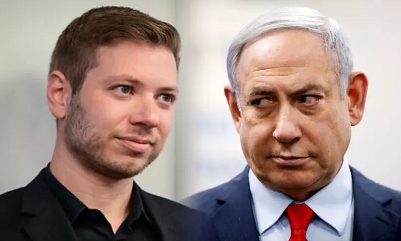 നെതന്യാഹുവിനെ അധികാരത്തിൽനിന്ന് പുറത്താക്കാൻ ഷിൻ ബെതിന്റെ ശ്രമമെന്ന് മകൻ യായിർ നെതന്യാഹുവിനെ അധികാരത്തിൽനിന്ന് പുറത്താക്കാൻ ഷിൻ ബെതിന്റെ ശ്രമമെന്ന് മകൻ യായിർ