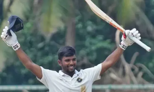 കൂച്ച് ബിഹാർ ട്രോഫി: അഹമ്മദ് ഇമ്രാന് സെഞ്ച്വറി,കേരളത്തിന് ലീഡ്