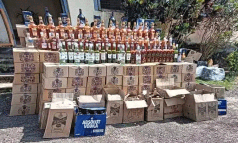 goa liquor seized goa liquor seized