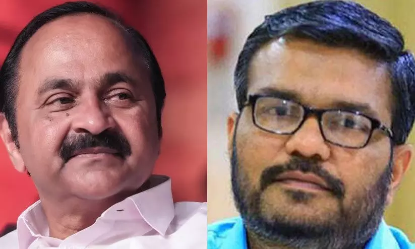 പാലക്കാട്ടെ എല്ലാ നാടകങ്ങള്ക്കും പിന്നില് മന്ത്രിയും അളിയനുമെന്ന് വി.ഡി. സതീശൻ പാലക്കാട്ടെ എല്ലാ നാടകങ്ങള്ക്കും പിന്നില് മന്ത്രിയും അളിയനുമെന്ന് വി.ഡി. സതീശൻ