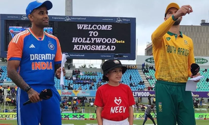 അവസാന ട്വന്റി20യിൽ ടോസ് ഭാഗ്യം ഇന്ത്യക്ക്; ആദ്യം ബാറ്റ് ചെയ്യും; ലക്ഷ്യം പരമ്പര അവസാന ട്വന്റി20യിൽ ടോസ് ഭാഗ്യം ഇന്ത്യക്ക്; ആദ്യം ബാറ്റ് ചെയ്യും; ലക്ഷ്യം പരമ്പര