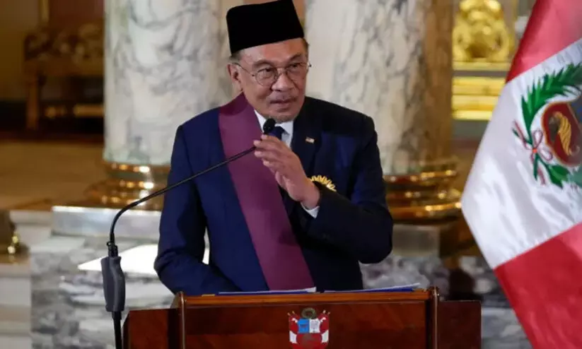 ഇസ്രായേലിനെ അംഗീകരിക്കില്ല; ഫലസ്തീനുള്ള പിന്തുണ തുടരും, നിലപാടിൽ മാറ്റമില്ലെന്ന് മലേഷ്യൻ പ്രധാനമന്ത്രി ഇസ്രായേലിനെ അംഗീകരിക്കില്ല; ഫലസ്തീനുള്ള പിന്തുണ തുടരും, നിലപാടിൽ മാറ്റമില്ലെന്ന് മലേഷ്യൻ പ്രധാനമന്ത്രി