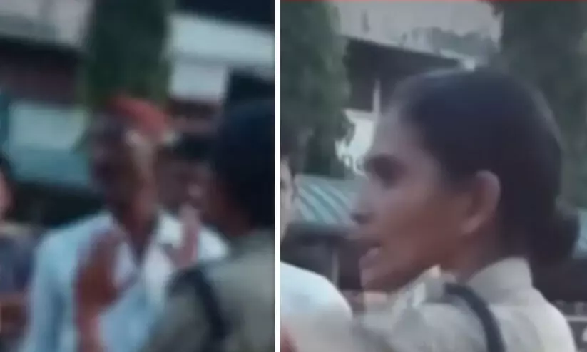 ‘‘മക്കളേ മാപ്പ്...’’; സ്കൂൾ വിദ്യാർഥികളെ അപമാനിച്ചെന്നാരോപിച്ച് പൊലീസുകാരിയെ എസ്.എഫ്.ഐ മാപ്പ് പറയിപ്പിച്ചത് വിവാദത്തിൽ