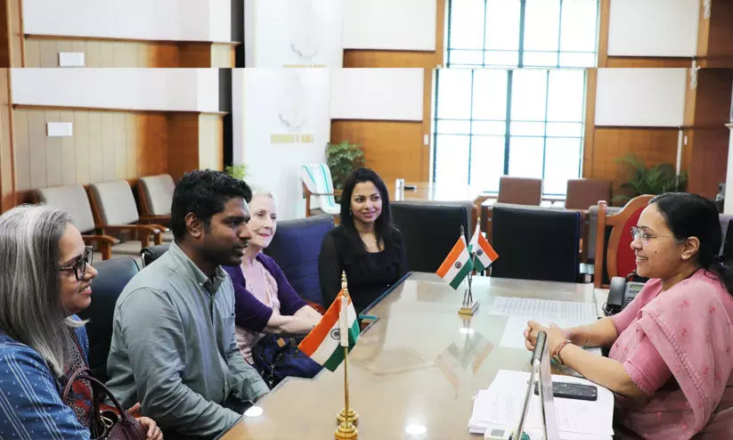 സംയുക്ത പഠന പ്രോജക്ട് വിജയത്തില് മന്ത്രിക്ക് നന്ദി പറഞ്ഞ് യു.കെ നഴ്സുമാരുടെ സംഘം സംയുക്ത പഠന പ്രോജക്ട് വിജയത്തില് മന്ത്രിക്ക് നന്ദി പറഞ്ഞ് യു.കെ നഴ്സുമാരുടെ സംഘം