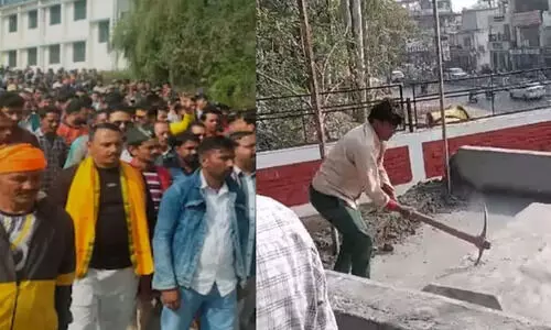 ഹിന്ദുത്വ സംഘം വിഖ്യാതമായ ‘ഡൂൺ’ സ്കൂൾ വളപ്പിലെ   ‘മഖ്ബറ’ പൊളിച്ചുനീക്കി