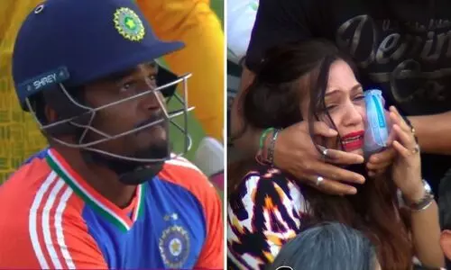 സഞ്ജുവിന്റെ സിക്സർ മുഖത്ത് തട്ടി യുവതിക്ക് പരിക്ക്; എന്തെങ്കിലും പറ്റിയോ എന്ന് സഞ്ജു -വിഡിയോ