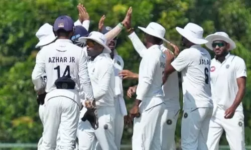 രഞ്ജിയിൽ ഹരിയാനക്കെതിരെ കേരളത്തിന് ഒന്നാം ഇന്നിങ്സ് ലീഡോടെ സമനില; മൂന്നു പോയന്‍റ്