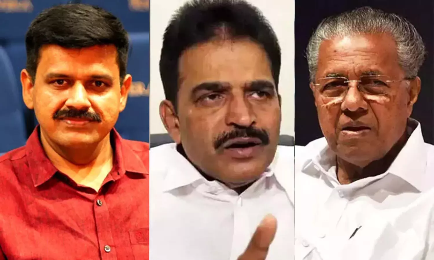 Sandeep Varier, KC Venugopal, Pinarayi Vijayan
