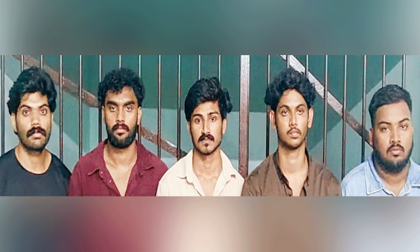 യുവാവിന്റെ തലക്കടിച്ചശേഷം കാറിൽ കടന്നുകളയാൻ ശ്രമിച്ച പ്രതികൾ പിടിയിൽ