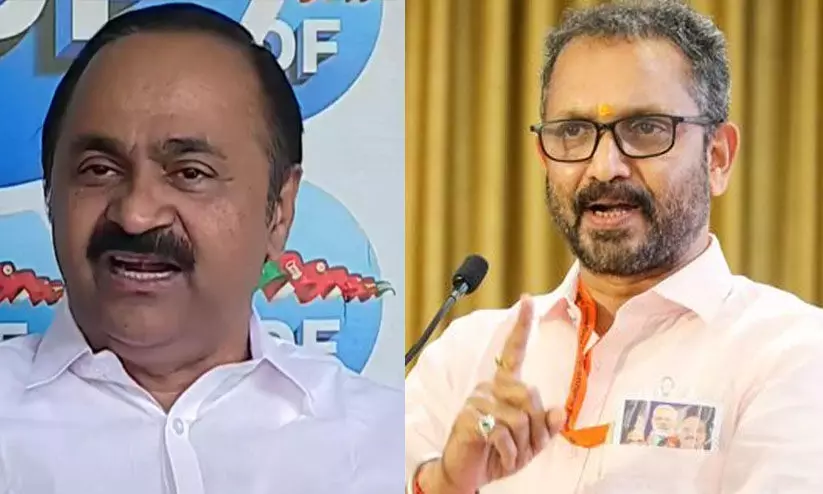 നാല്‌ വോട്ടിന് വേണ്ടി വി.ഡി. സതീശൻ ഭീകരവാദികളുമായി സഖ്യമുണ്ടാക്കുന്നു- കെ. സുരേന്ദ്രൻ