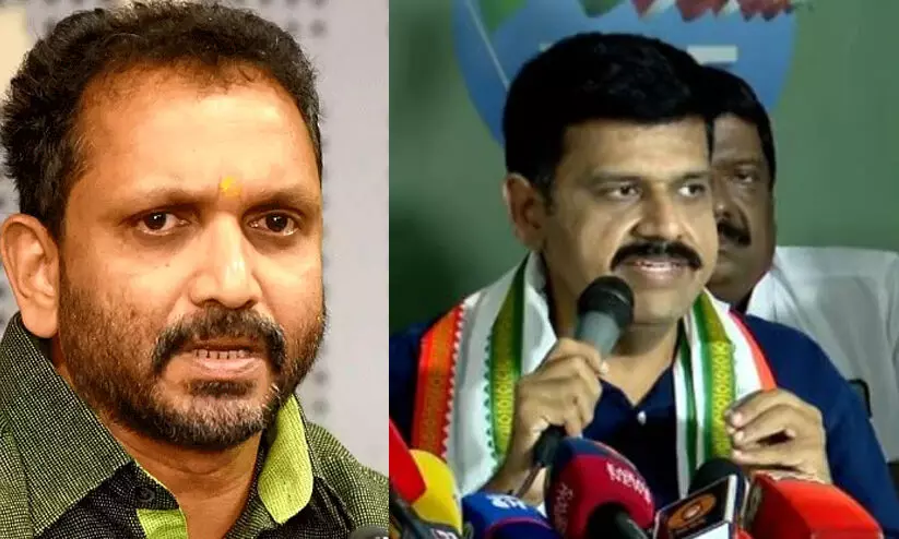 കോൺഗ്രസിൽ ചേരുന്ന പ്രാദേശിക നേതാക്കൾ പോലും പാണക്കാട്ടെ തങ്ങളെ വണങ്ങേണ്ട ഗതികേടിൽ- കെ. സുരേന്ദ്രൻ കോൺഗ്രസിൽ ചേരുന്ന പ്രാദേശിക നേതാക്കൾ പോലും പാണക്കാട്ടെ തങ്ങളെ വണങ്ങേണ്ട ഗതികേടിൽ- കെ. സുരേന്ദ്രൻ