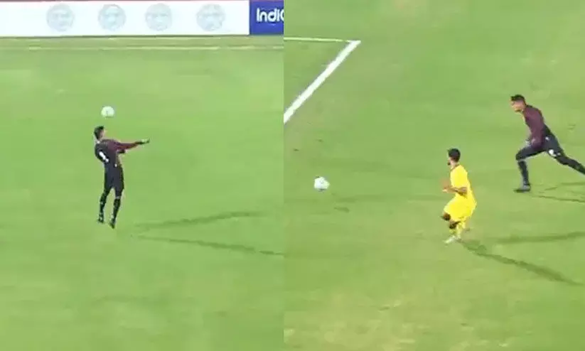 ഇന്ത്യ-മലേഷ്യ സൗഹൃദ പോരിൽ ആദ്യ പകുതി ഒപ്പത്തിനൊപ്പം (1-1)