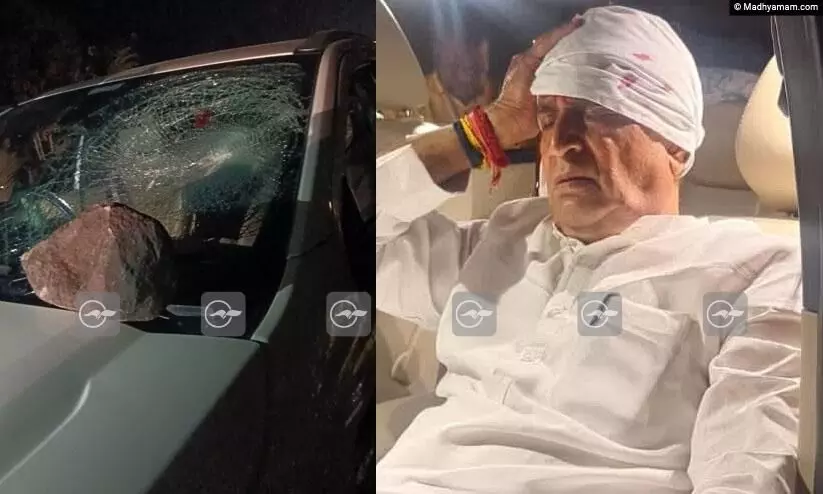 മഹാരാഷ്ട്ര മുൻ മന്ത്രി അനിൽ ദേശ് മുഖിന് നേരെ കല്ലേറ്; പിന്നിൽ ബി.ജെ.പിയെന്ന് എൻ.സി.പി