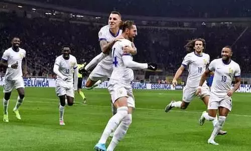 റബിയോട്ടിന് ഇരട്ടഗോൾ; ഇറ്റലിയെ വീഴ്ത്തി ഫ്രാൻസ് ഒന്നാമത്