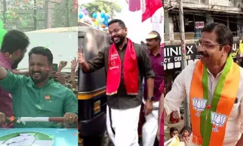 പാലക്കാട്ട് പരസ്യപ്രചാരണത്തിന്റെ അവസാന മണിക്കൂർ; കൊട്ടിക്കലാശത്തിന്റെ ആവേശത്തിൽ മുന്നണികൾ പാലക്കാട്ട് പരസ്യപ്രചാരണത്തിന്റെ അവസാന മണിക്കൂർ; കൊട്ടിക്കലാശത്തിന്റെ ആവേശത്തിൽ മുന്നണികൾ