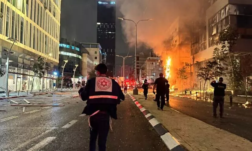 Hezbollah rocket attack in northern Israel