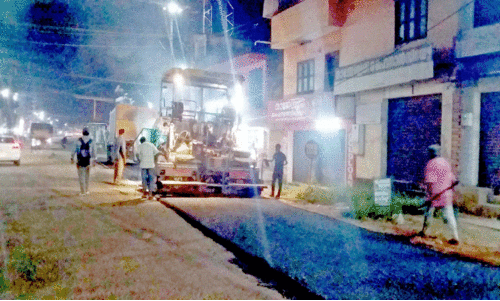 മുഖ്യമന്ത്രിയുടെ വരവിൽ റോഡിന്​ ശാപമോക്ഷം