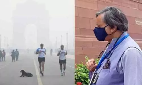 ഇത്രയും  വിഷലിപ്തമായ ഒരു നഗരം രാജ്യ തലസ്ഥാനമായി തുടരണോ?​ -ഡൽഹിയിലെ വായുമലിനീകരണത്തിൽ പ്രതികരിച്ച് ശശി തരൂർ