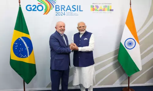 ജി20 ​ഉ​ച്ച​കോ​ടി: നേ​താ​ക്ക​ളു​മാ​യി കൂ​ടി​ക്കാ​ഴ്ച ന​ട​ത്തി മോ​ദി