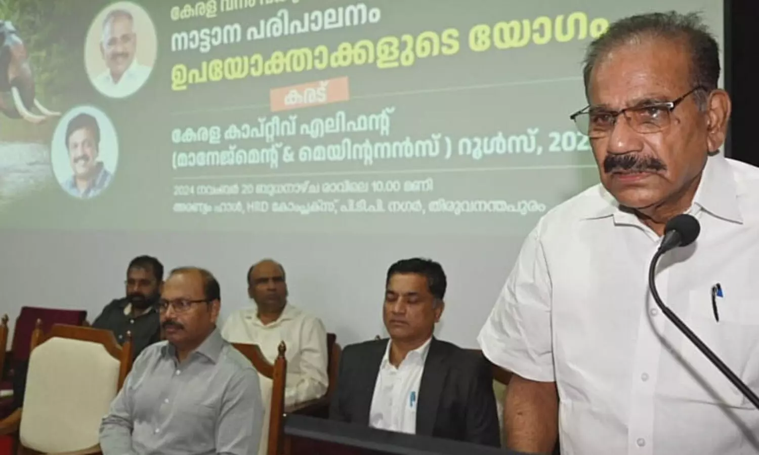 നാട്ടാന പരിപാലന ചട്ടം; ആചാരവും നിയമവും പരിപാലിക്കാൻ സർക്കാർ സന്നദ്ധം-എ.കെ. ശശീന്ദ്രൻ