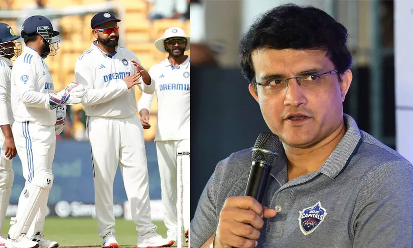 ആ ചോദ്യത്തിന്റെ പ്രസക്തിയെന്താണ്? ഇന്ത്യൻ ടീമിന്റെ തയ്യാറെടുപ്പിനെ കുറിച്ച് ഗാംഗുലി ആ ചോദ്യത്തിന്റെ പ്രസക്തിയെന്താണ്? ഇന്ത്യൻ ടീമിന്റെ തയ്യാറെടുപ്പിനെ കുറിച്ച് ഗാംഗുലി