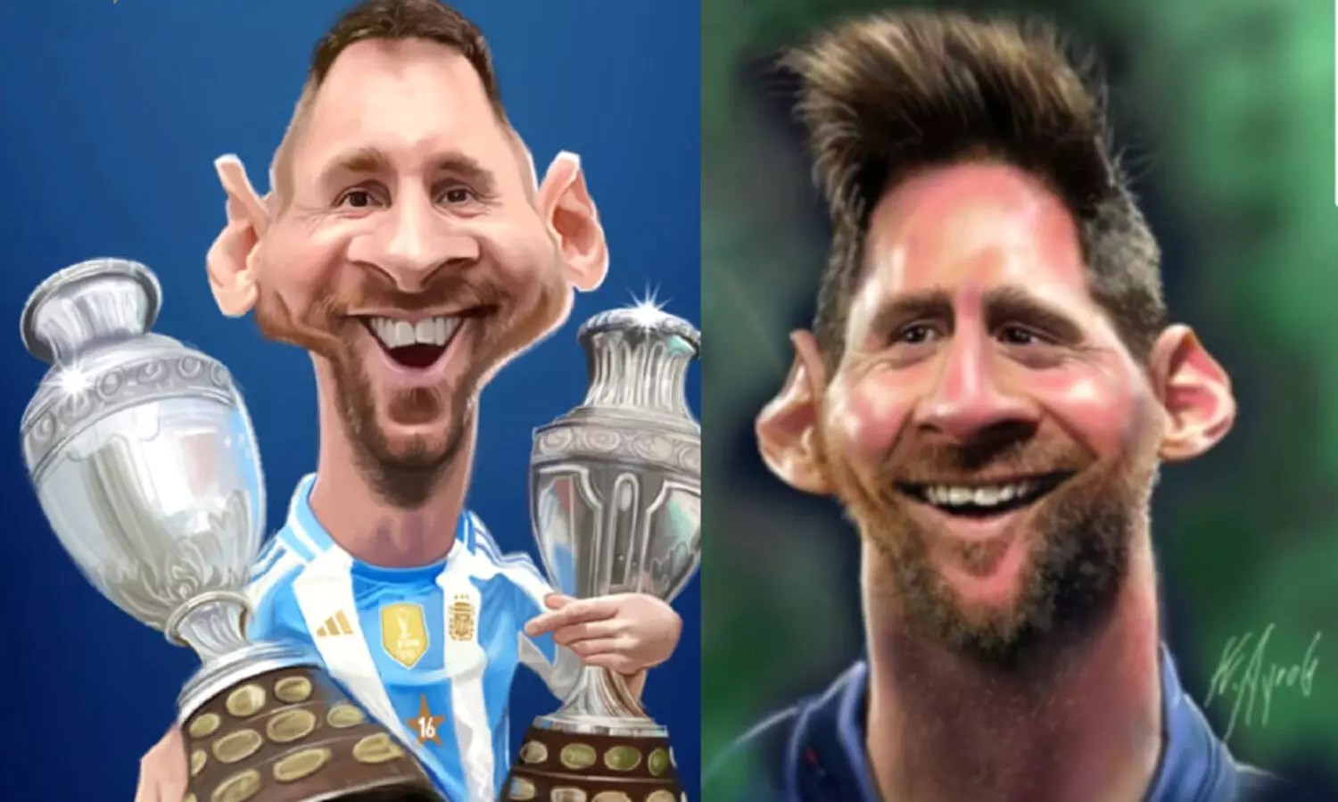 messi caricature 908797