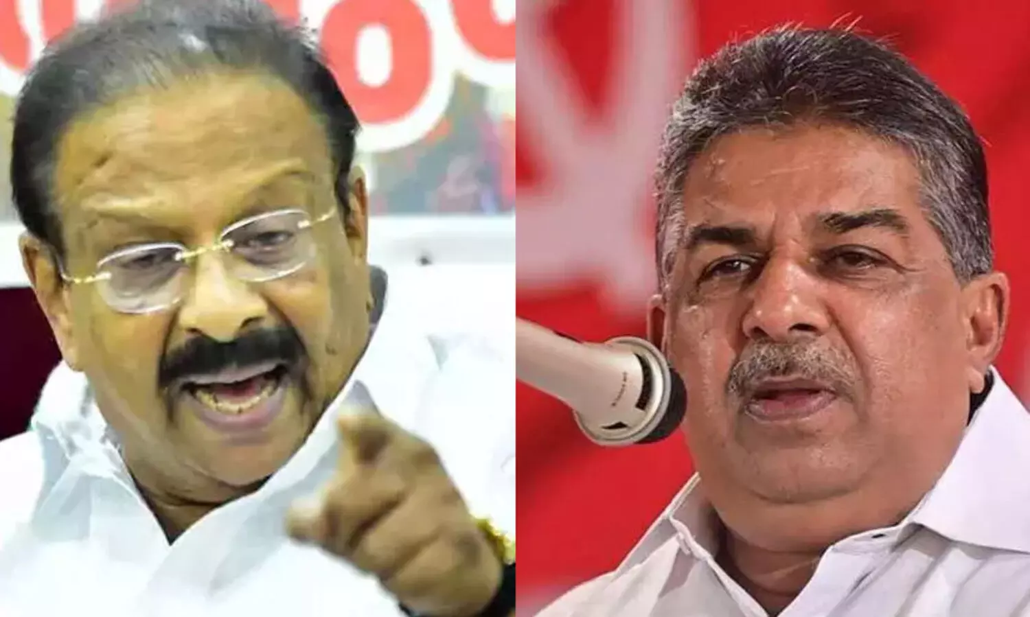 K Sudhakaran, Saji Cherian