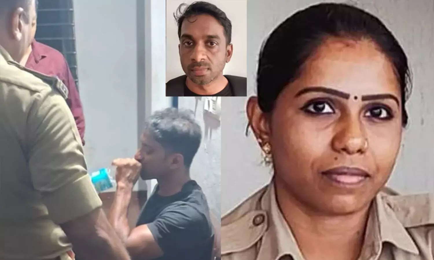 പൊലീസുകാരിയെ തീക്കൊളുത്തി വെട്ടിക്കൊന്ന ഭർത്താവ് പിടിയിൽ