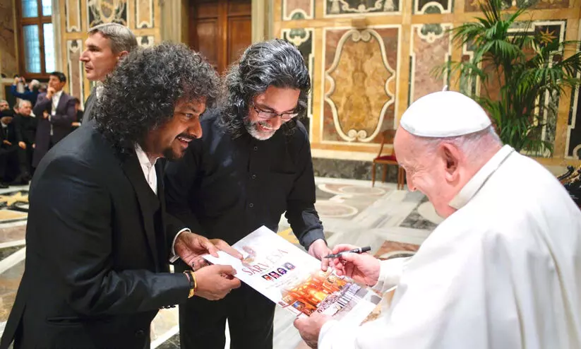 Pope Francis, spiritual song, Sarvesa