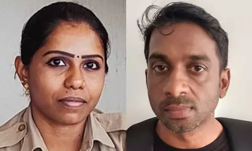 പൊലീസുകാരിയെ പെട്രോളൊഴിച്ച് തീക്കൊളുത്തിയ ശേഷം ഭർത്താവ് വെട്ടിക്കൊന്നു