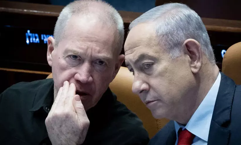 yoav gallant benjamin netanyahu