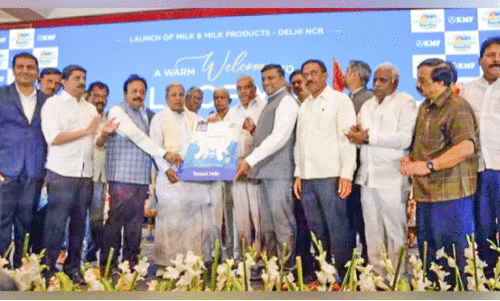 nandini milk sale inauguration
