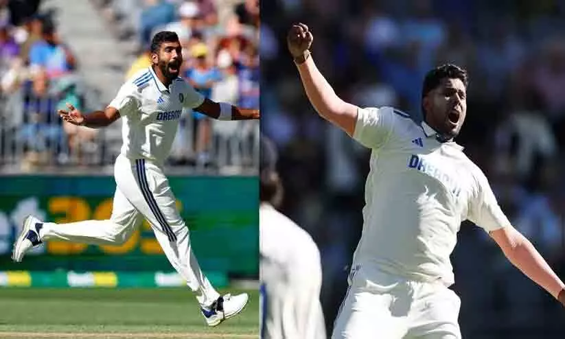 ഇന്ത്യൻ പേസാക്രമണം, ഓസീസ് 104 റൺസിന് പുറത്ത്; പെർത്തിൽ ഇന്ത്യക്ക് ലീഡ്