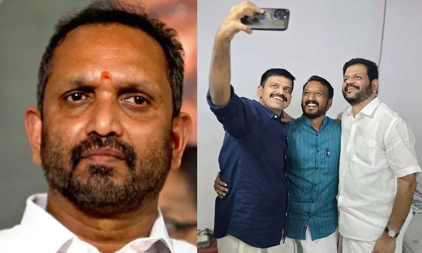 ‘സുരേന്ദ്രൻ ബഹിരാകാശത്തെ നേതാവ്, അടിച്ച് പുറത്താക്കി ചാണകം തളിക്കണം’ -സന്ദീപ് വാര്യർ ‘സുരേന്ദ്രൻ ബഹിരാകാശത്തെ നേതാവ്, അടിച്ച് പുറത്താക്കി ചാണകം തളിക്കണം’ -സന്ദീപ് വാര്യർ